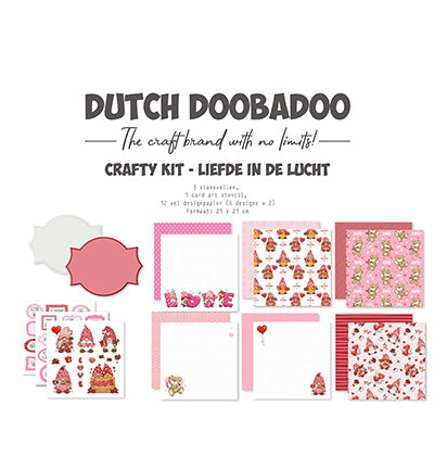 Dutch Doobadoo Craftykit Love in the air 473.005.072