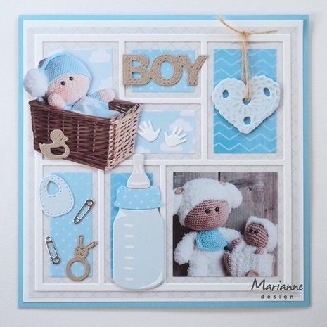 Marianne Design Craftable punch die handjes &amp; voetjes CR1457 