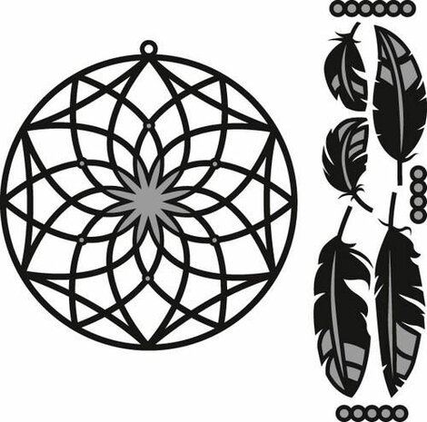 Marianne Design Craftable dreamcatcher CR1373